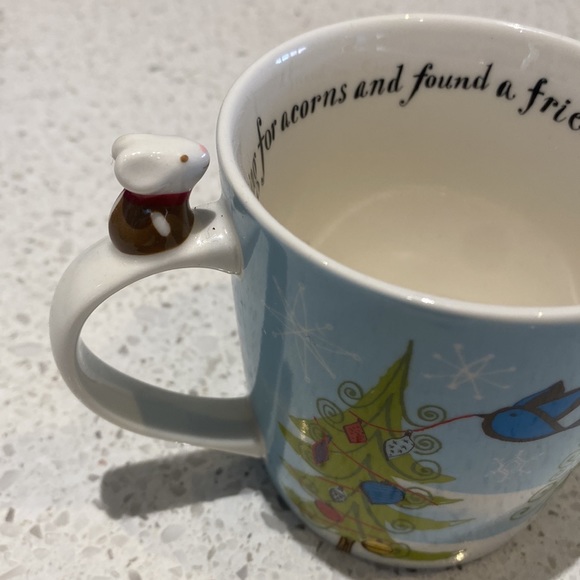 Set of 2 Starbucks Huxley Mouse Holiday Christmas New Bone China Mugs, 2010 - Picture 5 of 13